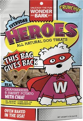 Wonder Bark Everyday Heroes Crunchy Dog Treats, 5 Oz