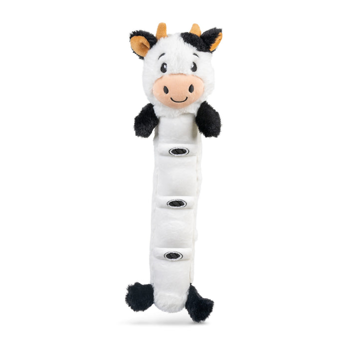 Growl Noodles Segmented Plush & Rope Squeaky Dog Toy