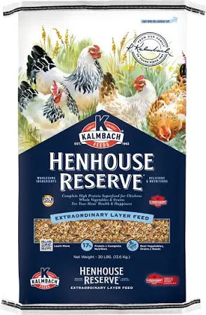 Kalmbach Feeds Henhouse Reserve Feed for Chickens & Poultry 30 lb