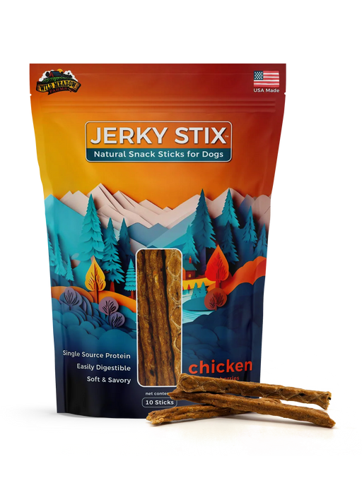 Wild Meadow Farms Jerky Stix Dog Treats – 10 Count