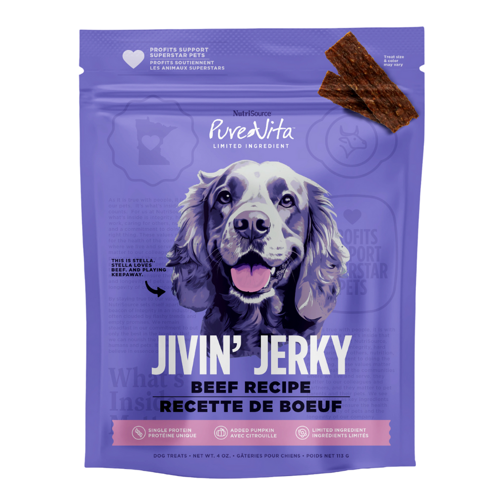 Nutrisource Beef Jivin' Jerky 4oz