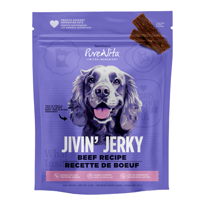 Nutrisource Beef Jivin' Jerky 4oz