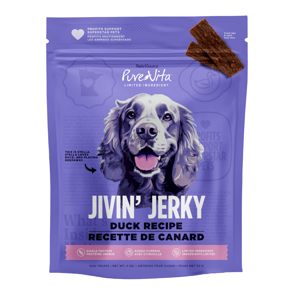 Nutrisource Duck Jivin' Jerky 4oz