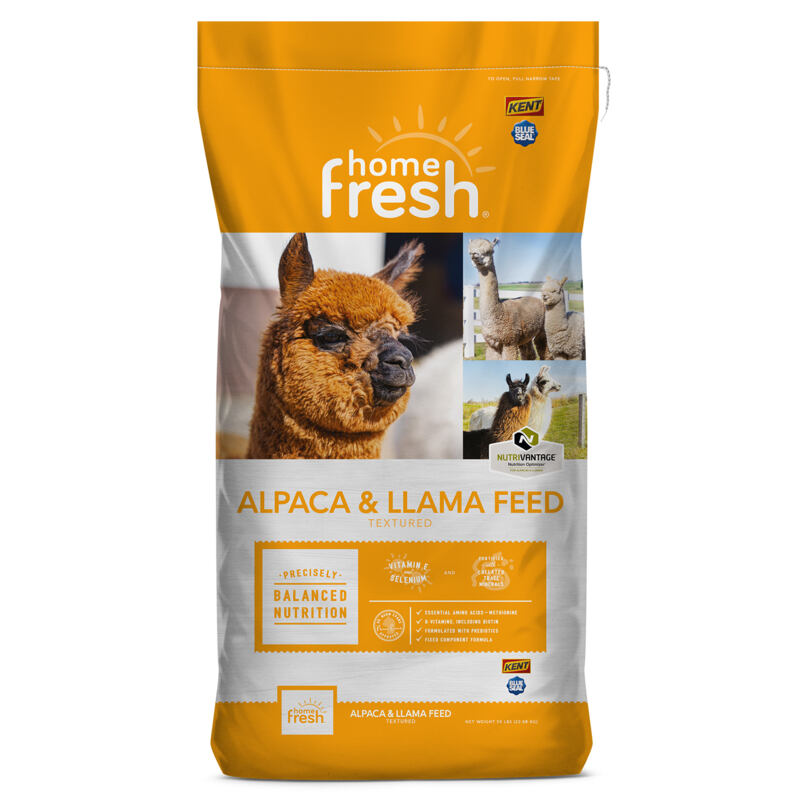 Blue Seal Home Fresh Alpaca and Llama Crunch Yellow Bag