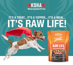 KOHA Freeze-Dried Raw Bites Chicken Entrée for Dogs 14oz Bag