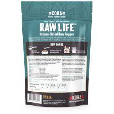 KOHA Freeze-Dried Raw Topper Elk & Venison Recipe for Dogs and Cats 8oz Bag
