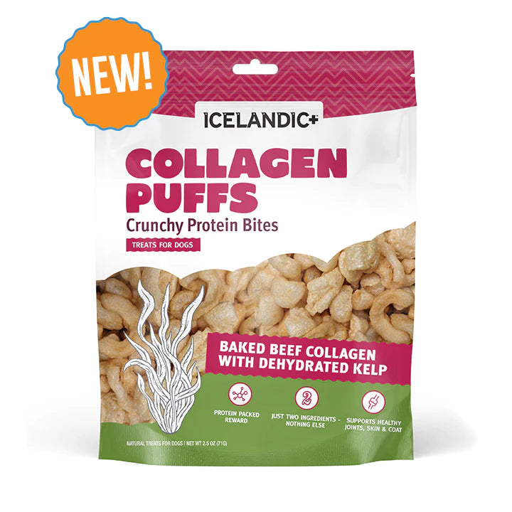 Icelandic Dog Beef Collagen Puffs With Kelp