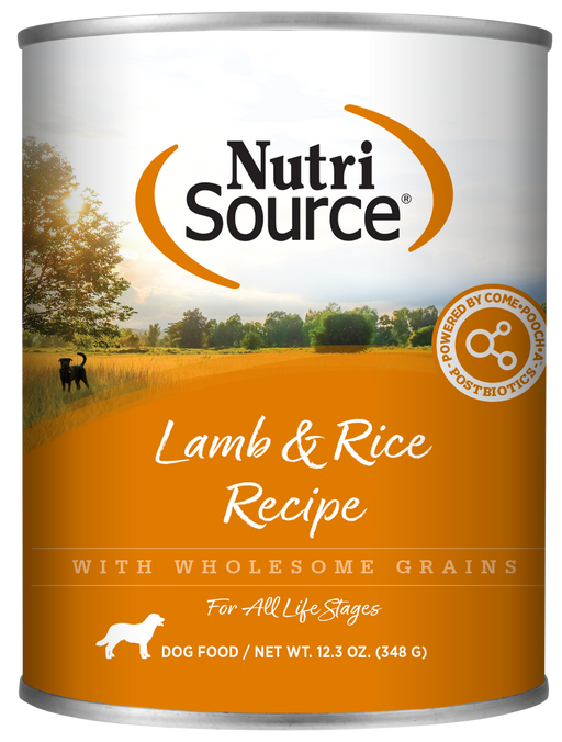 NutriSource Adult Lamb & Rice Canned Dog Food