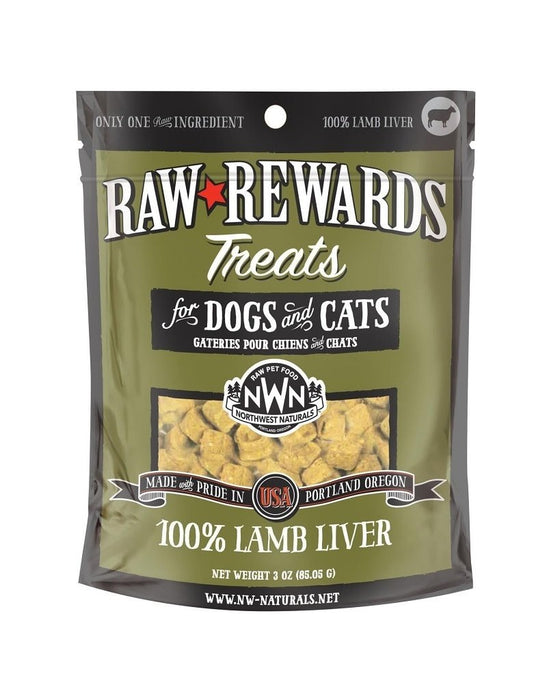 Northwest Naturals Freeze Dried Lamb Liver Treat 3oz