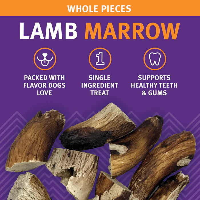 Icelandic Whole Lamb Marrow Dog Treats 4.5oz