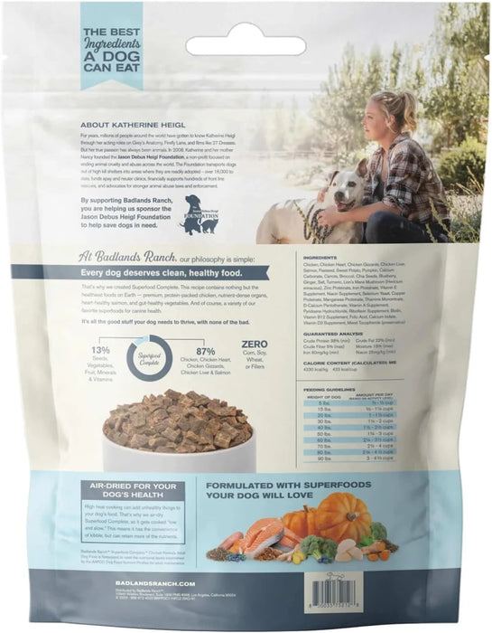 Badlands Ranch Air Dried Superfood Complete Chicken Formula Dog