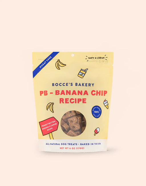 Bocce's Bakery PB Banana Chip Soft & Chewy Treats 6oz