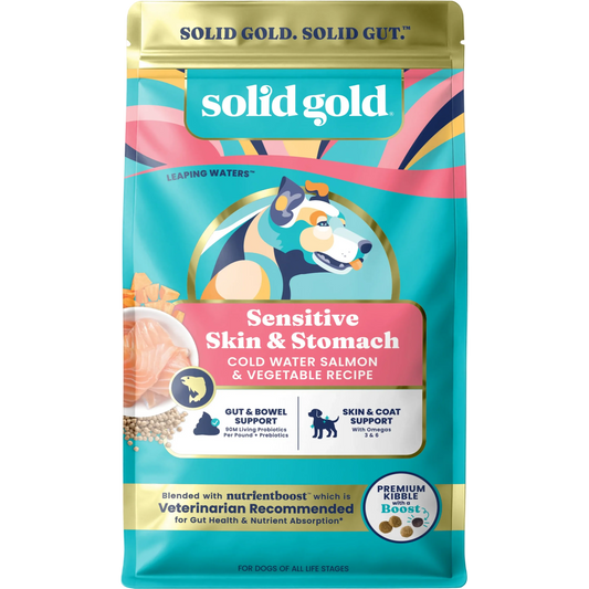 Solid Gold Nutrientboost Leaping Waters Adult Cold Water Salmon and Vegetable Recipe Dry Dog Food