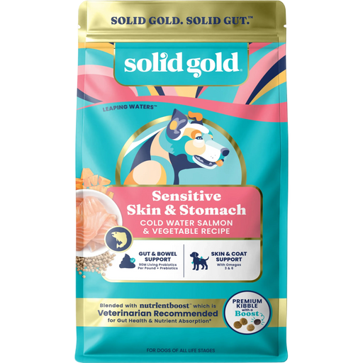 Solid Gold Nutrientboost Leaping Waters Adult Cold Water Salmon and Vegetable Recipe Dry Dog Food