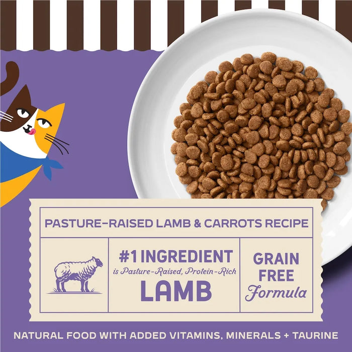 Merrick Purrfect Bistro Grain Free Pasture-Raised Lamb and Carrots Natural High Protein Dry Cat Food