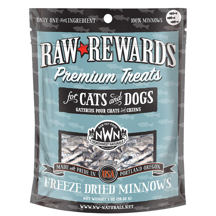 Northwest Naturals Freeze Dried Minnow Treat 1oz