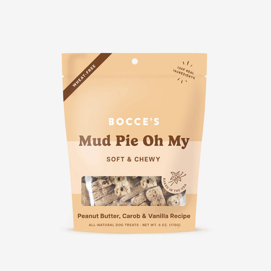 Bocce's Bakery Every Day Mud Pie Oh My Soft & Chewy Dog Treats
