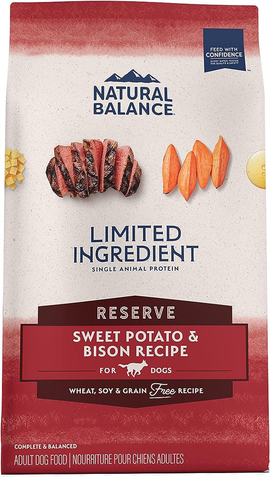 Natural Balance L.I.D. Reserve Grain-Free Sweet Potato & Bison Recipe Dry Dog Food