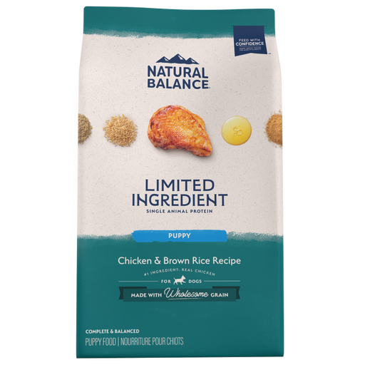 Natural Balance L.I.D. Limited Ingredient Diets Chicken & Brown Rice Puppy Formula Dry Dog Food