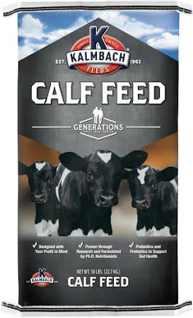 Kalmbach Feeds All Natural Calf Starter 18% Sweet 50 lb Bag