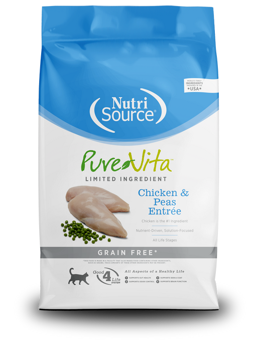 NutriSource PureVita Grain Free Chicken & Peas Recipe Cat Food