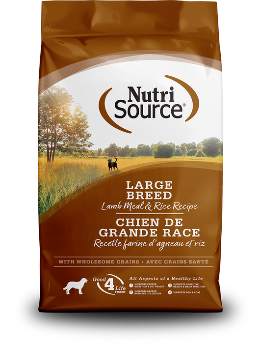 NutriSource Large Breed Adult Lamb & Rice Dry Dog Food