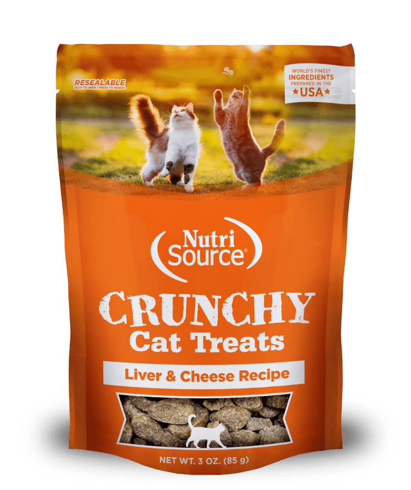 Nutrisource Cat Crunchy Treats Liver/Cheese 3oz