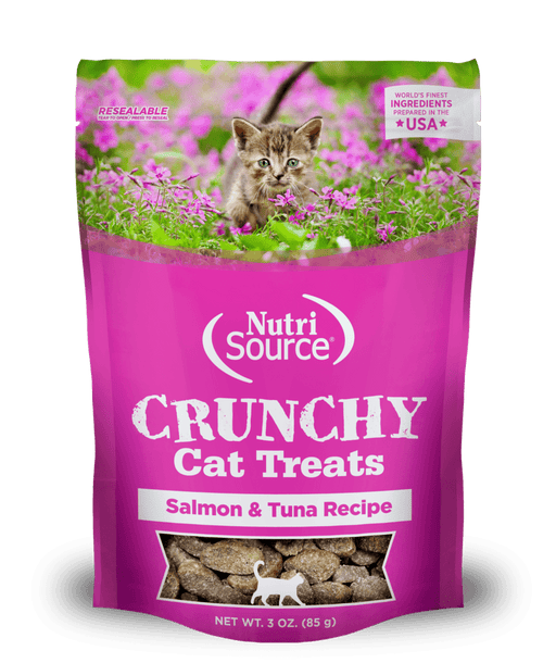 Nutrisource Crunchy Cat Treats Salmon & Tuna 3oz