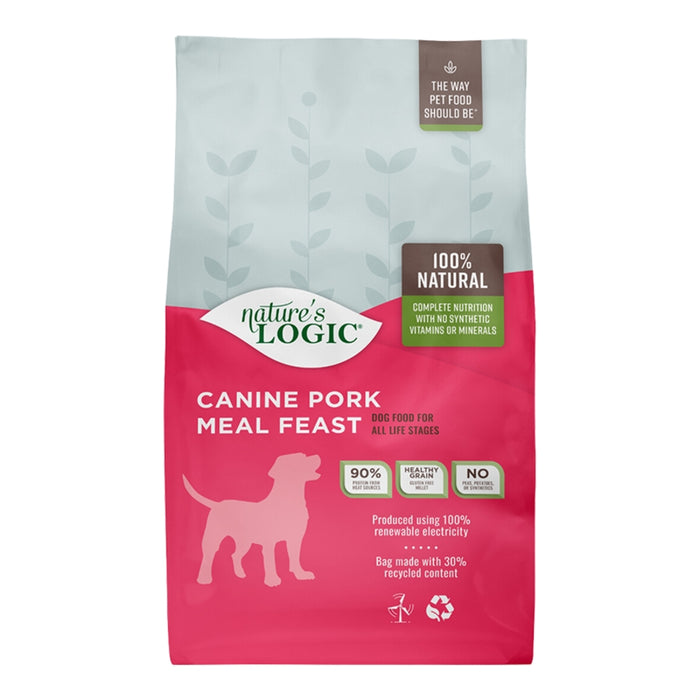 Nature's Logic Canine Pork Meal Feast Dry Dog Food