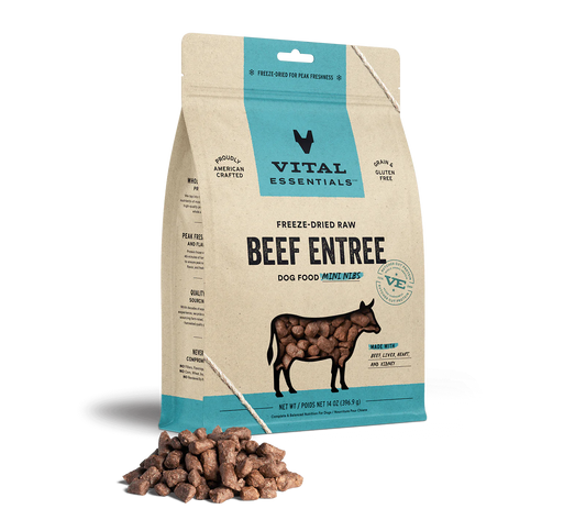Vital Essentials Freeze-Dried Mini Nibs Beef