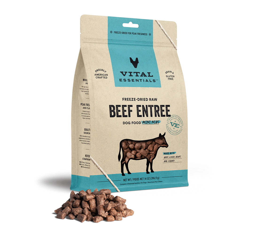 Vital Essentials Freeze-Dried Mini Nibs Beef