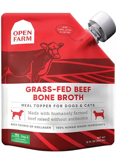 Open Farm Beef Bone Broth 12oz