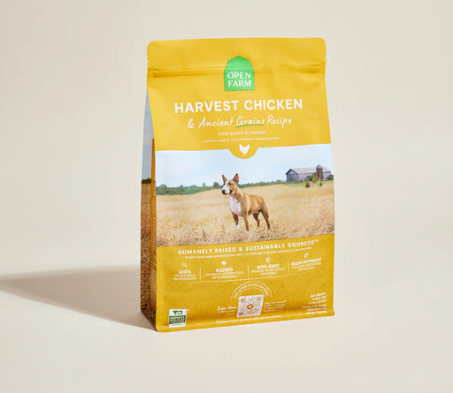 Open Farm Harvest Chicken & Ancient Grains Recipe Dry Dog Food, 4 Pounds