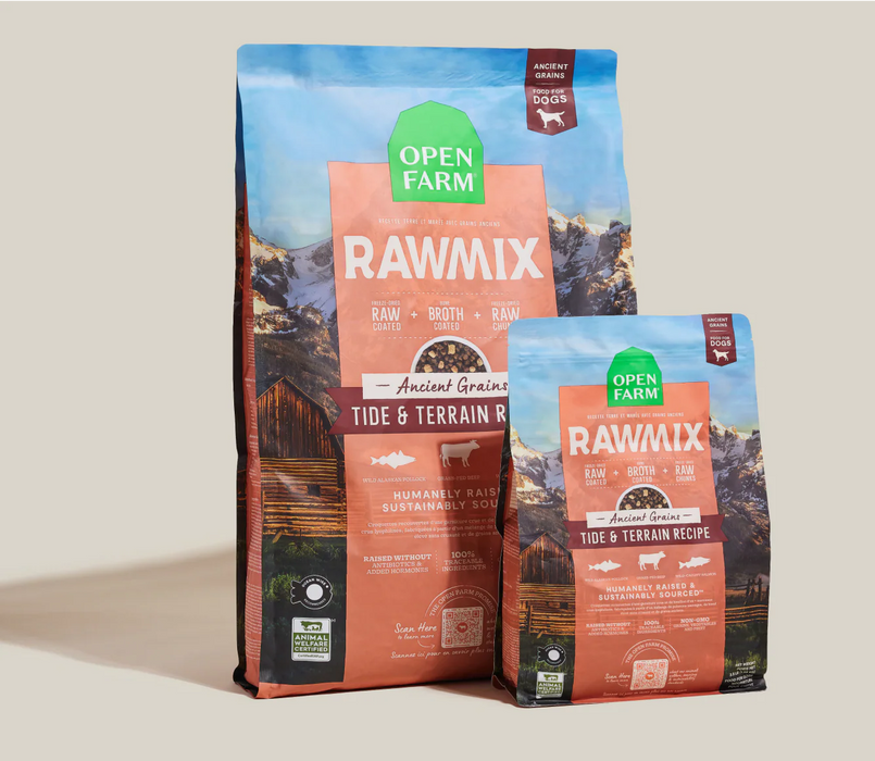 Open Farm Tide & Terrain RawMix with Ancient Grains Dog Food