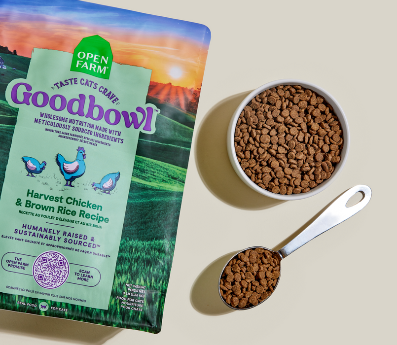 Open Farm Goodbowl Harvest Chicken & Brown Rice Cat Food