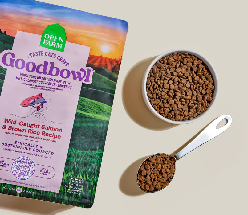 Open Farm Goodbowl Wild-Caught Salmon & Brown Rice Cat Food