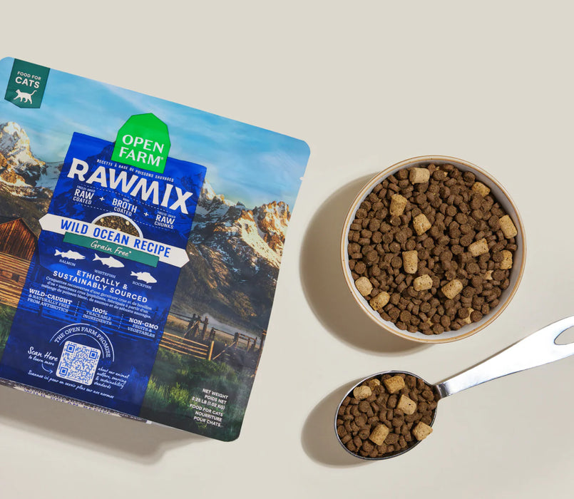 Open Farm Wild Ocean Grain-Free RawMix Cat Food
