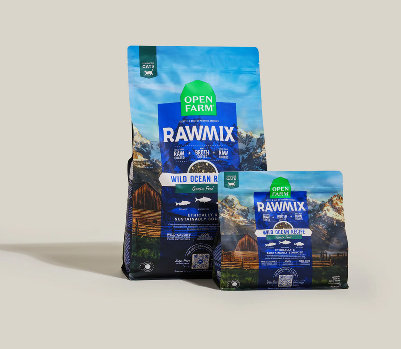 Open Farm Wild Ocean Grain-Free RawMix Cat Food