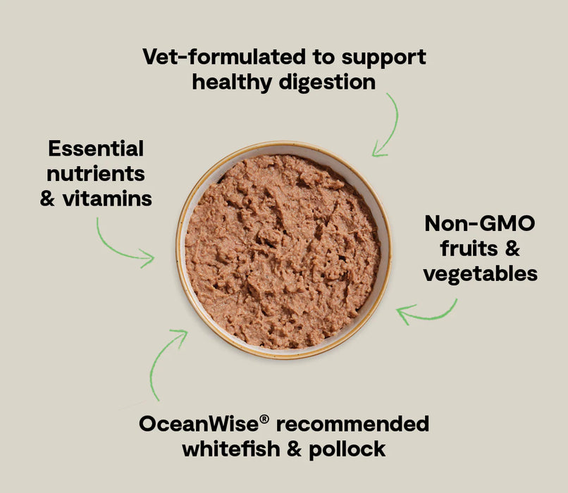 Open Farm Digestive Health Wild-Caught Whitefish & Pollock Pâté for Cats 5.3oz