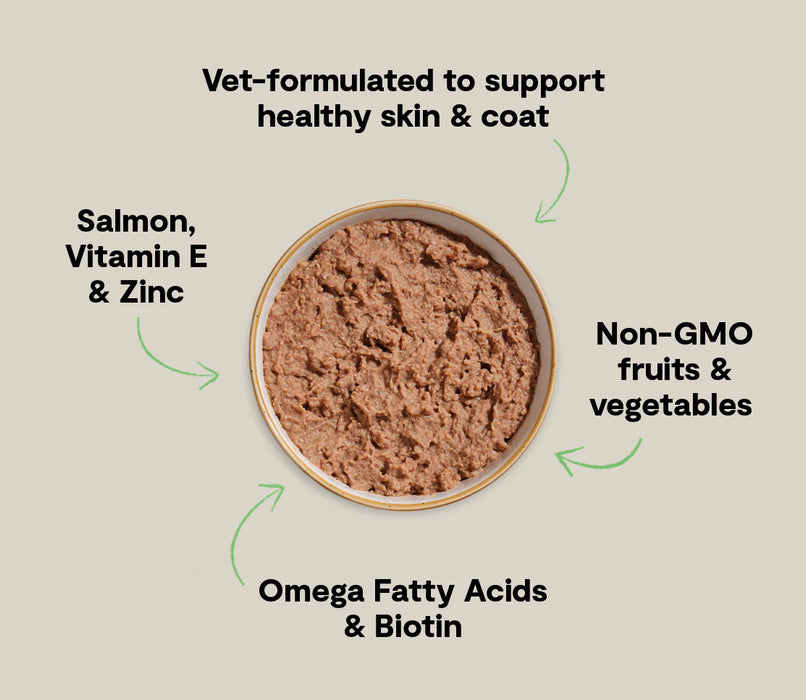 Open Farm Skin & Coat Health Wild-Caught Salmon Pâté for Cats 5.3oz