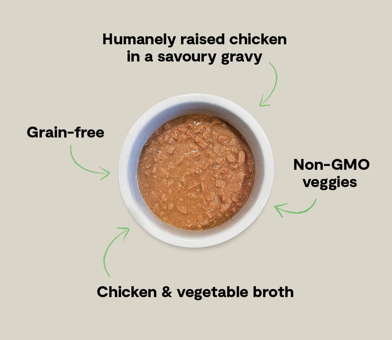Open Farm Harvest Chicken Morsels in Gravy Cat Food 5.3oz