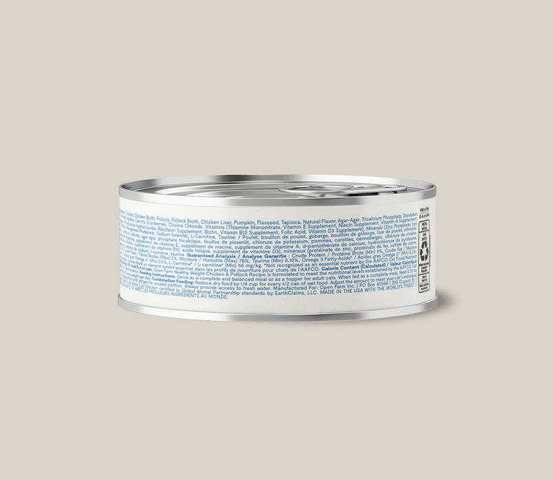 Open Farm Healthy Weight Chicken & Pollock Pâté for Cats 5.3oz