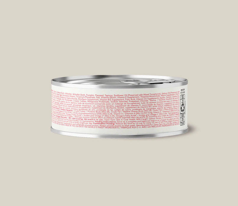 Open Farm Skin & Coat Health Wild-Caught Salmon Pâté for Cats 5.3oz