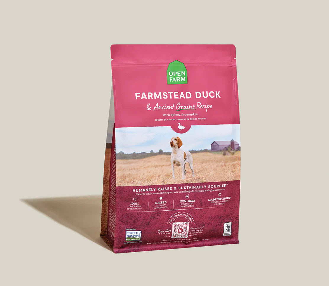 Open Farm Farmstead Duck with Ancient Grains Dry Dog Food