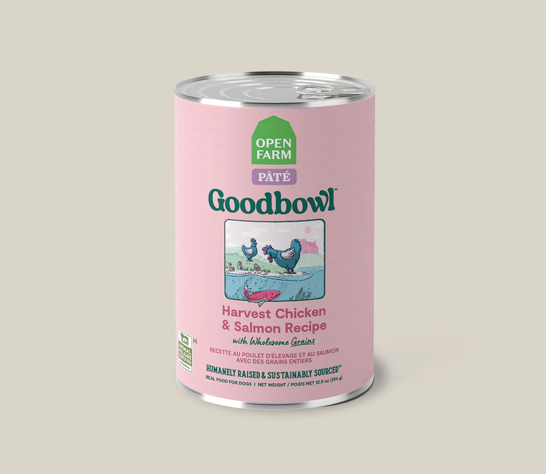 Open Farm Goodbowl Harvest Chicken & Salmon Pâté for Dogs 12.5oz