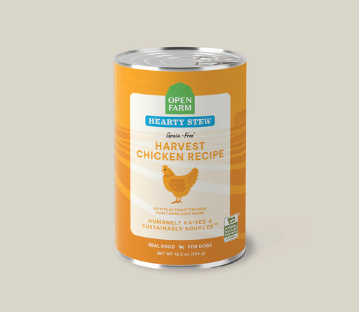 Open Farm Hearty Stew Harvest Chicken Recipe Wet Dog Food 12.5oz