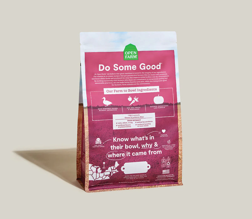 Open Farm Farmstead Duck Grain-Free Dry Dog Food