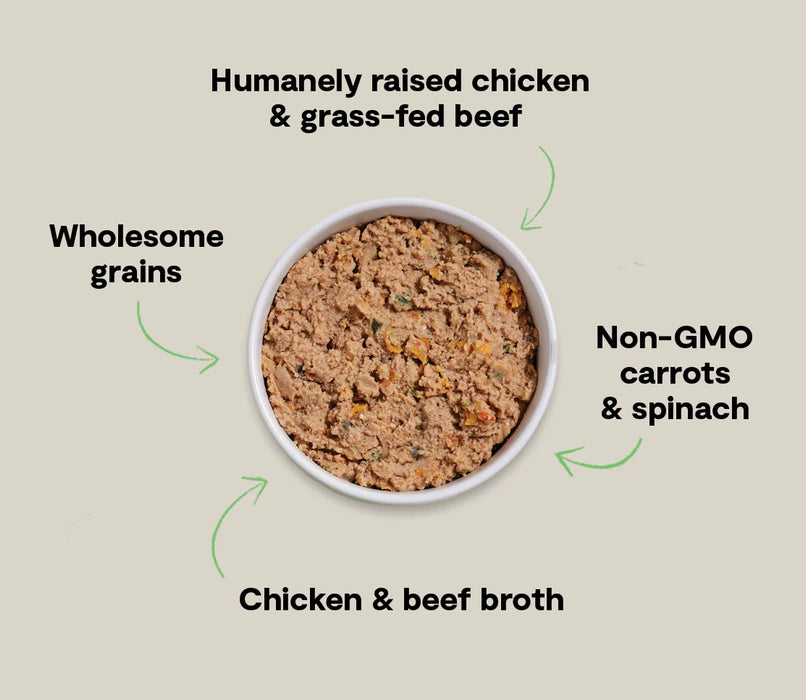 Open Farm Goodbowl Harvest Chicken & Grass-Fed Beef Pâté for Dogs 12.5oz