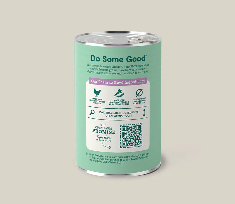 Open Farm Goodbowl Harvest Chicken Pâté for Dogs 12.5oz