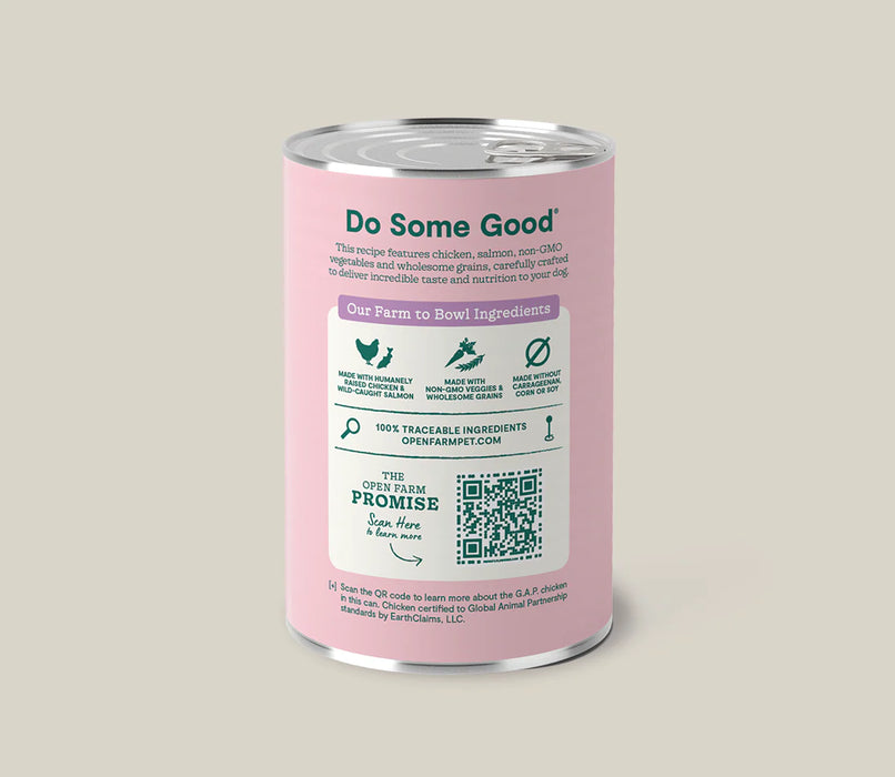 Open Farm Goodbowl Harvest Chicken & Salmon Pâté for Dogs 12.5oz